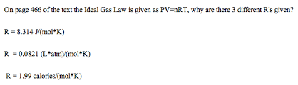 Here are the steps to follow when using this online tool Solved On Page 466 Of The Text The Ideal Gas Law Is Given Chegg Com
