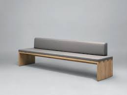 The bench's stainless steel legs give it a modern look, while the upholstered. Sc02 Upholstered Bench By Janua Upholstered Dining Bench Dining Bench With Back Upholstered Bench Seat