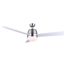 Canarm Dafni 50 5 In Indoor Brushed Nickel Dual Mount Ceiling Fan With Light Kit And Remote Control Cf52daf3bn Ceiling Fan Vintage Light Bulbs Light Bulb Bases