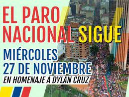 Mañana hay convocada otra movilización masiva. Convocan A Nuevo Paro Nacional Este Miercoles 27 De Noviembre Comite Nacional Tendencias Portafolio