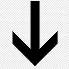 Flèche Icônes d'ordinateur, flèche vers le bas, angle, triangle png | PNGEgg