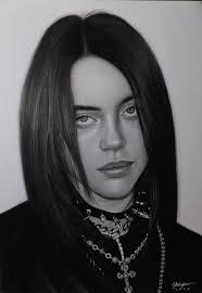 Happy Birthday to Billie Eilish <3 Digital Portrait by inkscape