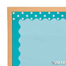 Keep Your Classroom Decor Looking Fresh And Bright With These Double Sided Solid Pol Bulletin Board Borders Bulletin Boards Ocean Theme Classroom Decorations