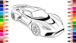 Venom spiderman coloring pages print 3 free and carnage venom. How To Draw And Color Hennessey Venom F5 Car Sport Car Coloring Race Car Coloring Pages Youtube