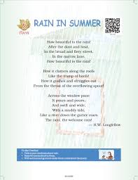 Class 5 english poem mr nobody exercise. Ncert Book Class 2 English Raindrops Chapter 6 Rain In Summer Aglasem Schools