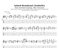 Released on march 20, 2020, animal crossing: Animal Crossing New Horizons Isabelle S Island Broadcast Guitar Tabs Joshua Garofolo Guitar