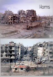 هذه المدينة ليست في المانيا في عهد هتلر انها مدينة حمص في عهد الأسد سوريا يا مدينة فنيت كالجسد photo syria new world