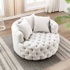 Shop items you love at overstock, with free shipping on everything* and easy returns. Upholstered Tufted Round Swivel Barrel Chair On Sale Overstock 31727568