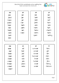 word list 2 spelling lists and look say cover write and check worksheets by urbrainy com