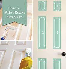 Clean the door with basic household cleaner. How To Paint Doors The Professional Way Pretty Handy Girl