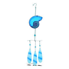 Check spelling or type a new query. Cota Global Blue Shell Hanging Sea Glass Wind Chime 26 77 Inch Nautical Glass Windchime Outdoor Decor For A Harmonic Porch Patio Garden Unique Beach Art Indoor Wind Chime Window Mobile