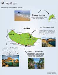 Madere Decoupe En 4 Regions Touristiques Voyage Madere Madere Visiter Madere