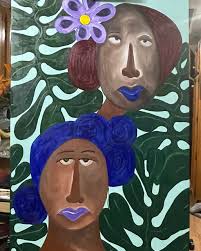 The sisters. #originalart#artadvisor #painting #painters of instagram  #abstractpainter #painterlife #artistic #artistofig#matisse #fineart  #artofinstagram #art_promotes #artpromoter #artcollector #moderngallery  #flaming_abstract #artoftheday ...