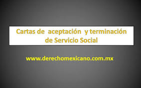 Carta Aceptacion Servicio Social Derechomexicano Com Mx