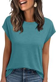 LILLUSORY Womens Casual Summer Tops Cap Sleeve Jamaica | Ubuy