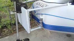 Youtube Diy Motor Mount For Inflatable Boats Trolling Motor Mount Trolling Motor Inflatable Boat