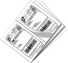 Printing labels for business or individual use can save time and money. Amazon Com Besteasy 1000 Half Sheet Laser Ink Jet Shipping Labels Ups Fedex Address Labels Office Products