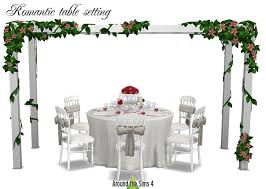 Various items from rustic romance stuff! Sims 4 Wedding Decor Cc Furniture Flowers More Fandomspot