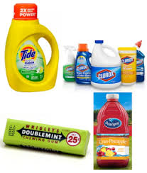 New 1 00 Off Simply Tide Clorox Ocean Spray Juice Wrigley S Gum Coupons
