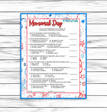 Updated 03/18/20 with the arrival of spring, washington, d.c., is abuzz with festivals, outdoor events, and all. Memorial Day Trivia Game Party Game Memorial Day Party Game Memorial Day Printable Game Memorial Day Decor Instant Downlo In 2021 Memorial Day Trivia Trivia Games