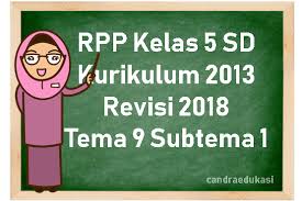 Selain itu, telah diintegrasikan dengan literasi abad 21, ppk (penguatan pendidikan. Rpp Kelas 5 Sd Kurikulum 2013 Revisi 2018 Tema 9 Subtema 1