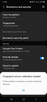 It's an easy and secure way to keep everything safe on your phone. Fingerprint Sensor Not Working After Android 10 Up Samsung Members