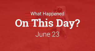 On this day - June 23
