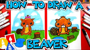 How To Draw Funny Cartoon Beaver Youtube They love animals of all shapes and sizes, covered in fur, feathers, and scales— and they tend to read on below the jump to learn how to draw all you favorite animals, including insects this one is a little complicated, but you should end up sketching a cute baby monkey with big eyes and a long tail. how to draw funny cartoon beaver