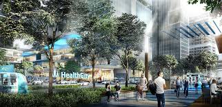 Gallery Of Broadway Malyan To Design An Expansive Health City In Brisbane 2 Public Space Design Design City