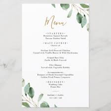 But you don't have to be a graphic design whiz to have a personalized menu at your next dinner party — we found five pretty, customizable templates you can download for free. Dinner Menus Zazzle