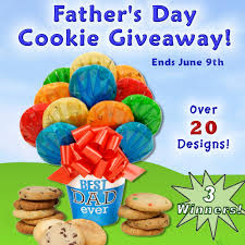 father s day cookie giveaway 3 lucky