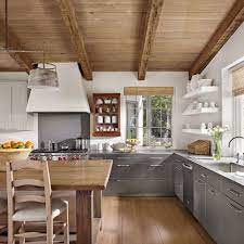 A lot of the most useful storage is in cabinets. Kitchens Without Upper Cabinets Scout Nimble Kitchens Without Upper Cabinets Mediterranean Home Decor Kitchen No Upper Cabinets