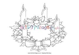 St day of advent coloring page. Advent Wreath Coloring Page Christmas Coloring For Kids