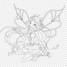 150 x 150 png pixel. Bloom Flora Kleurboek Mythix Drawing Fairy Kunstwerk Zwart En Wit Png Pngegg