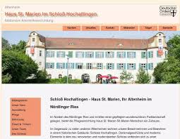 Diese karte wurde von menschen wie ihnen erstellt! Schloss Hochaltingen Haus St Marien Seniorenheim In Fremdingen