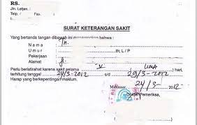 Contoh surat keterangan dokter denpasar contoh surat. Cara Membuat Dan Contoh Surat Izin Sakit Dari Dokter Alterra Bills