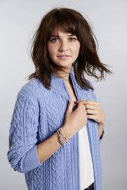 Merokeety women's long sleeve cable knit sweater open front cardigan button loose outerwear. Katy Women S Cable Knit Cashmere Cardigan Sweater
