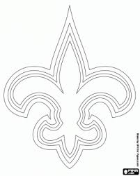 Nfl Logos Coloring Pages Printable Games 2 New Orleans Saints Logo Nfl Logo New Orleans Saints