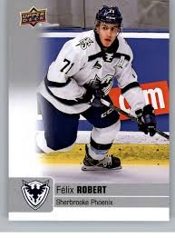 Amazon.com: 2019-20 UD CHL Hockey #224 Felix Robert Sherbrooke Phoenix  Official Upper Deck Canadian Hockey League Trading Card : Collectibles &  Fine Art
