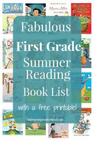 This is another free resource for teachers and homeschool families from the curriculum corner. First Grade Summer Reading Book List Maintaining Motherhood First Grade Reading Books Books For 1st Graders First Grade Books