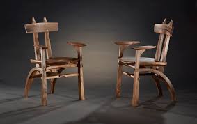 English Walnut Chairs Designed And Built By Brian Hubel Chair Design Handmade Furniture Design Outdoor Furniture Chairs