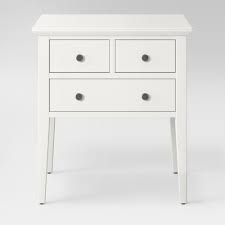 3 Drawer End Table Threshold In 2020 End Tables Small Drawers Drawers