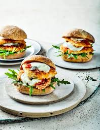 Chicken Parm Burgers Recipe Chicken Parm Burger Chicken Parmesan Recipes Chicken Burgers Recipe