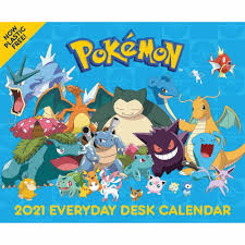 Pokemon Official Desk Calendar 2021 At Calendar Club