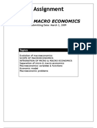 Macroeconomics Basic Topics Economics Notes Jain Macroeconomics