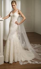 Used Pronovias Wedding Dress Ronda Size 4 Wedding Dresses Lace Online Wedding Dress Ruffle Wedding Dress