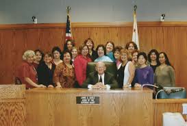 Identify court staff members in 1995 photo?
