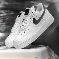 Nike Wmns Air Force 1 07 White White Black In 2020 Nike Black Nikes Air Force
