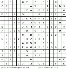 On this page, you see a puzzle on a 16x16 board for advanced and professional sudoku players. Sudokus 16x16 Para Imprimir Gratis Sudokus Informatica Y Computacion Imprimir Sobres