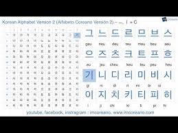 Puedes intentar dando click derecho sobre el artículo que he escrito, luego das click sobre codificación, luego click sobre más, y. Korean Alphabet Song V1 V2 Cancion Del Alfabeto Coreano V1 V2 Youtube